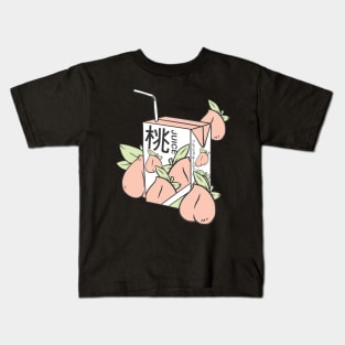 Japan Peach Juice Kids T-Shirt